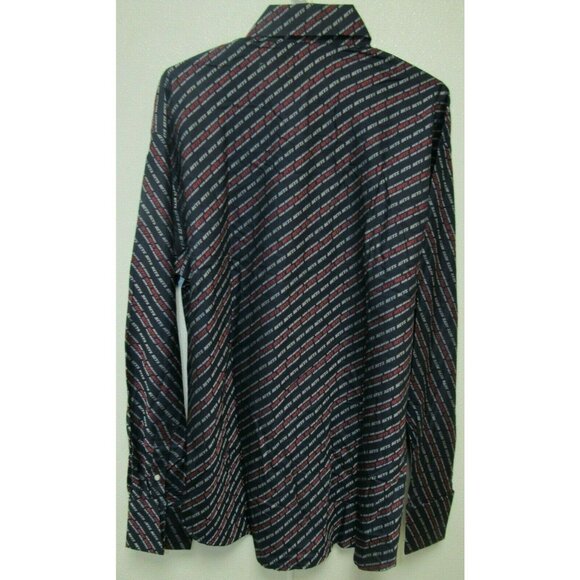 NBA New Jersey Nets Blue Button Up Dress Shirt Size 2XL by Headmaster Designer - Picture 2 of 7